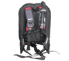 Подвесная система с крылом и алюминиевой спинкой Deep Ocean (one size; black)